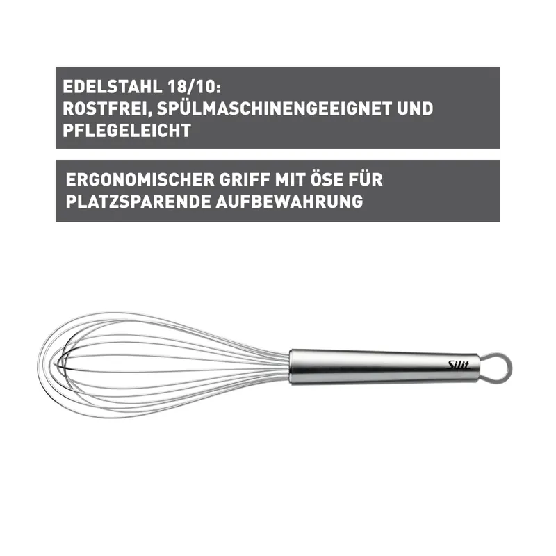SILIT Classic Line Schneebesen, 29 cm Edelstahl