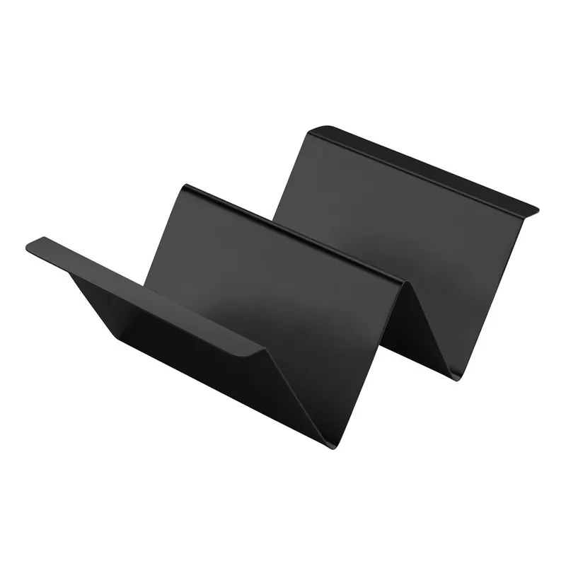 Snackwelle mit Griff zwei Fächer schwarz