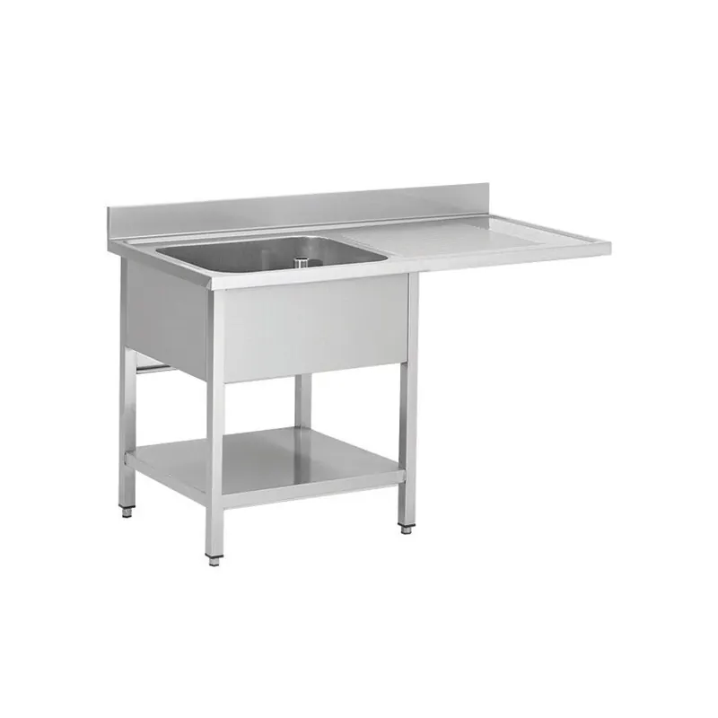 Spülzentrum Edelstahl Becken links 1200 x 700 mm THSTR127SBL1