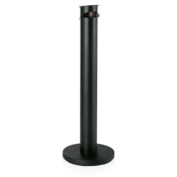 Standascher schwarz modern Stahl 104 cm