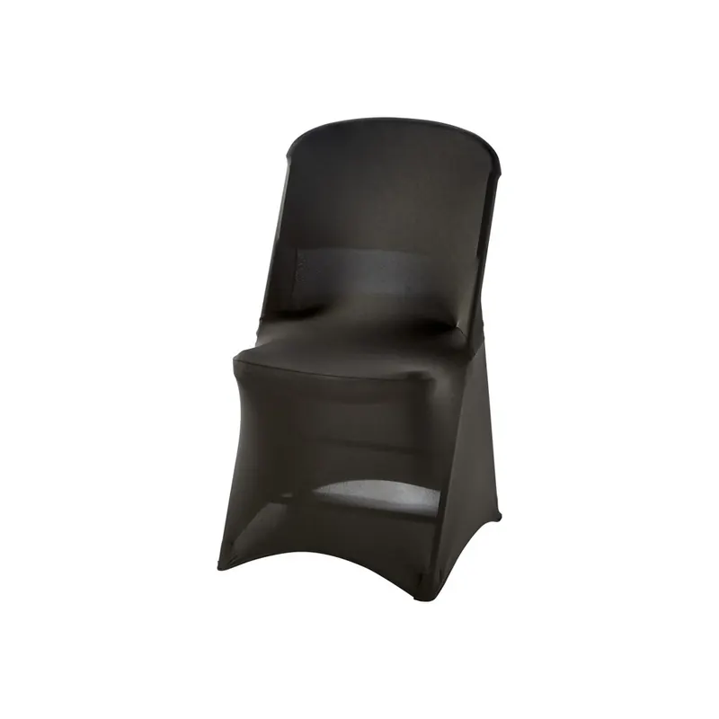 Stretchhusse für Buffet-Klappstuhl mit ca. 465 x 530 x 900 mm (BxTxH) schwarz