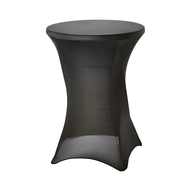 Stretchhusse für Stehtische von ca. Durchmesser 80 mm schwarz