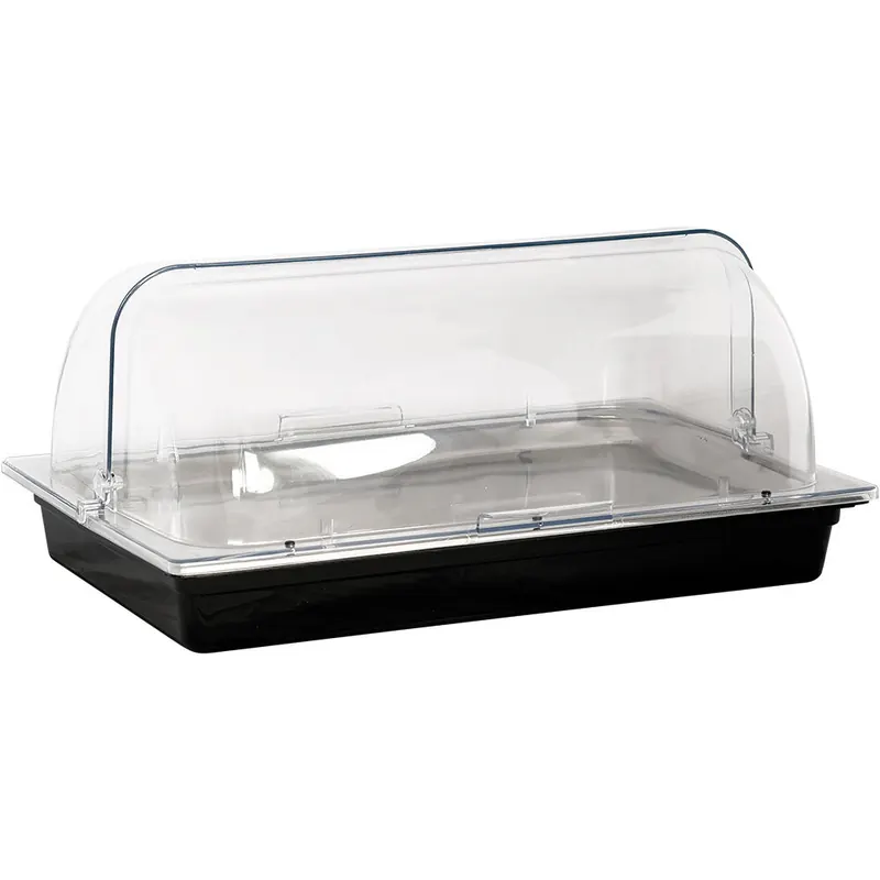 Sunnex Kühlschale GN 1 / 1 aus Polycarbonat schwarz passend für GN 1 / 1 (65 mm)