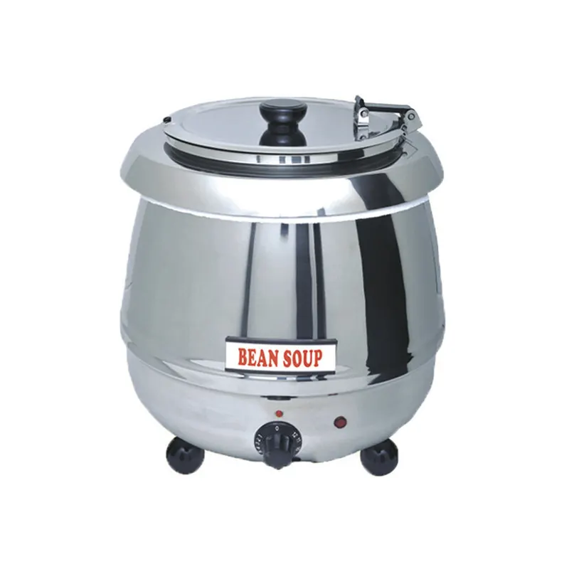 Suppentopf silber 10 Liter 400 W 340 x 367 x 360 mm THSK10S