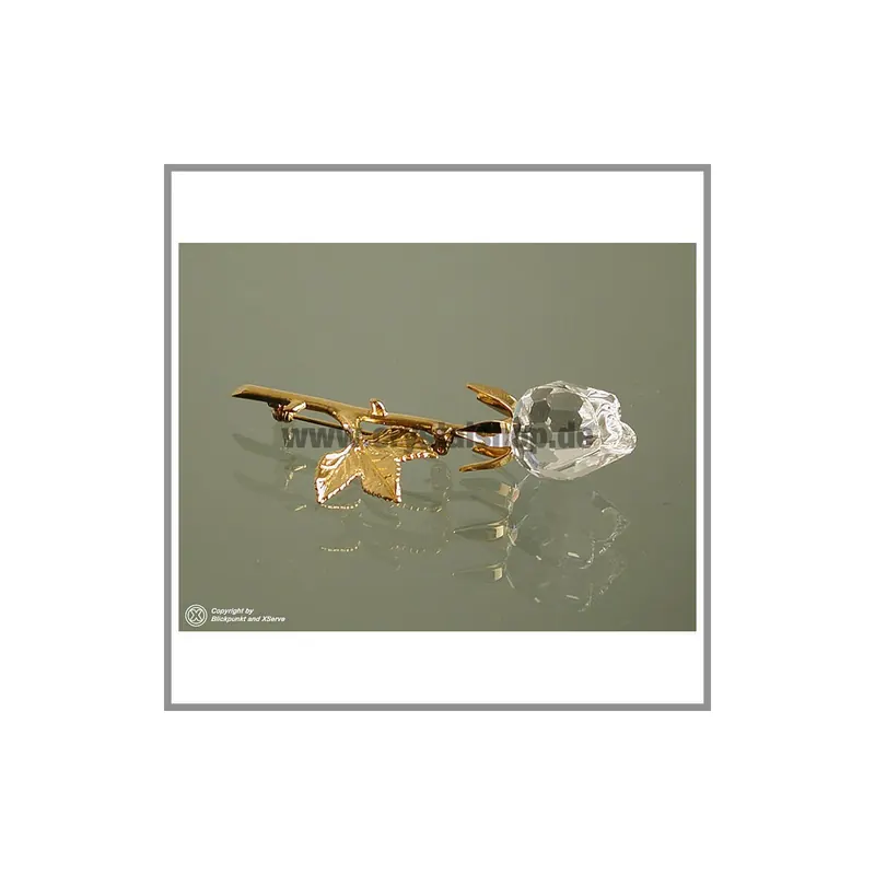 Swarovski Brosche Rose rose brooch 174971 AP 2003