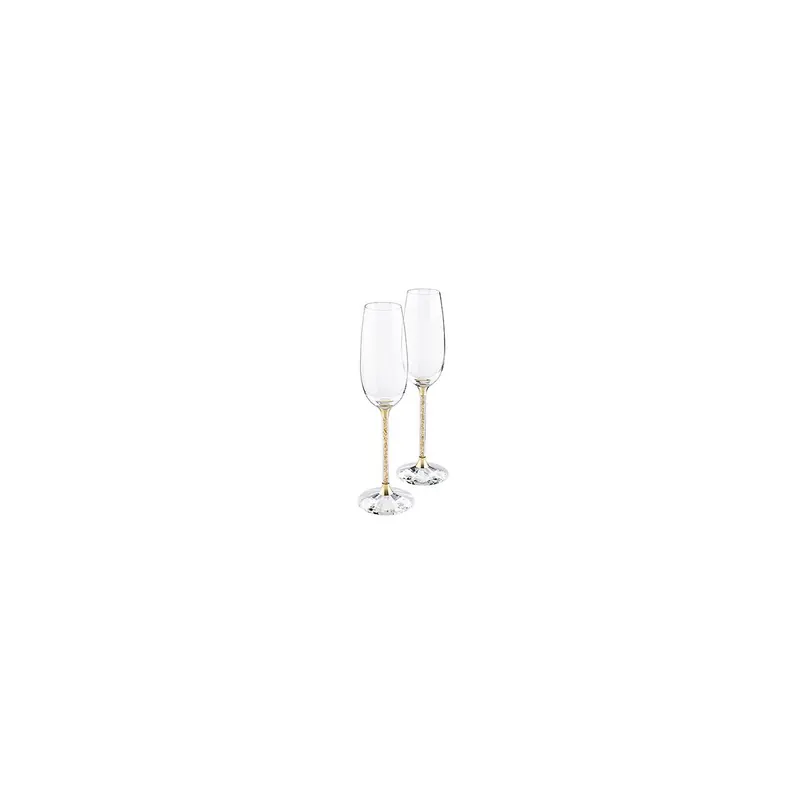 Swarovski Crystalline Sektkelche, Goldfarben (2er-Set) 5102143