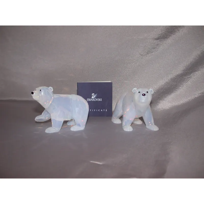 Swarovski Junge Eisbaeren, White Opal SCS Polar Bear Cubs 1084774 AP2011