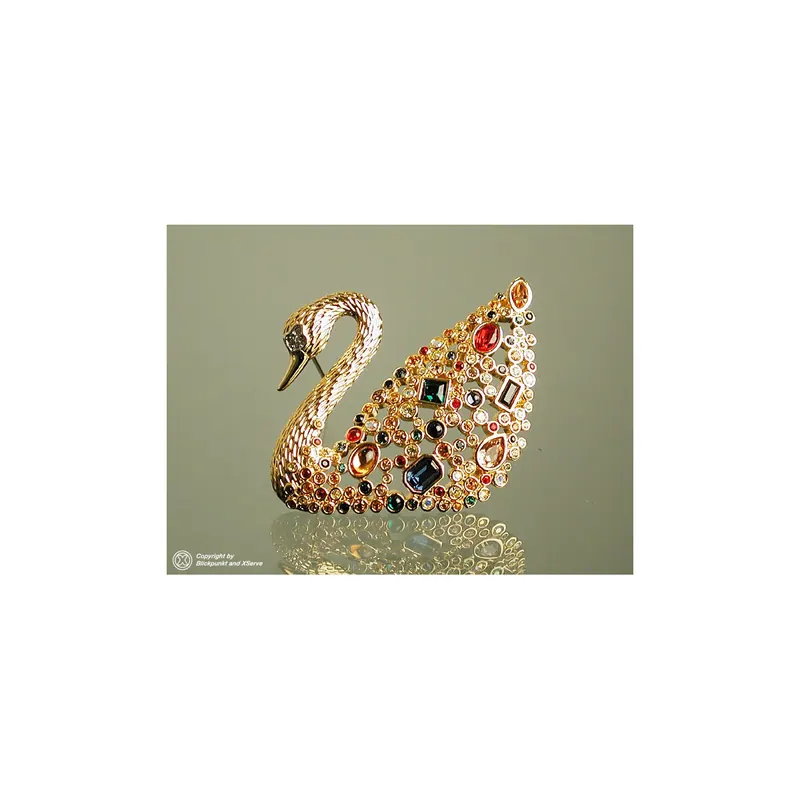 Swarovski Schwan Brosche Centenary Swan Brooch AP1995