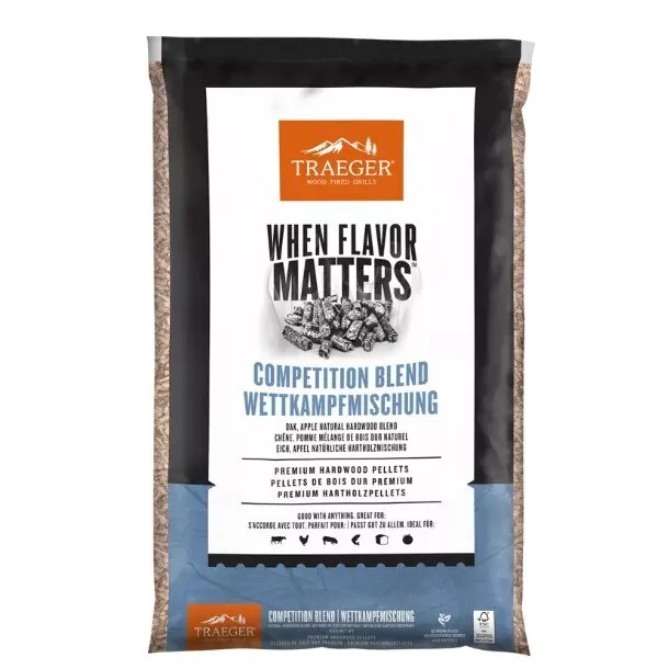 TRAEGER Competition Blend EU (20LB) Premium Holzpellets