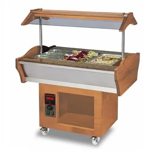 Wärmebuffet 1200 x 900 x 850 mm Granit-Arbeitsplatte SB-H GN120