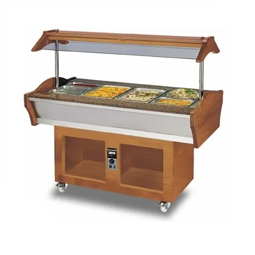 Wärmebuffet 1550 x 900 x 850 mm Granit-Platte 220 V SB-H GN155