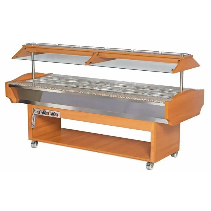 Wärmebuffet 2180 x 900 x 870 / 1320 mm 4,026 kW SHBM6