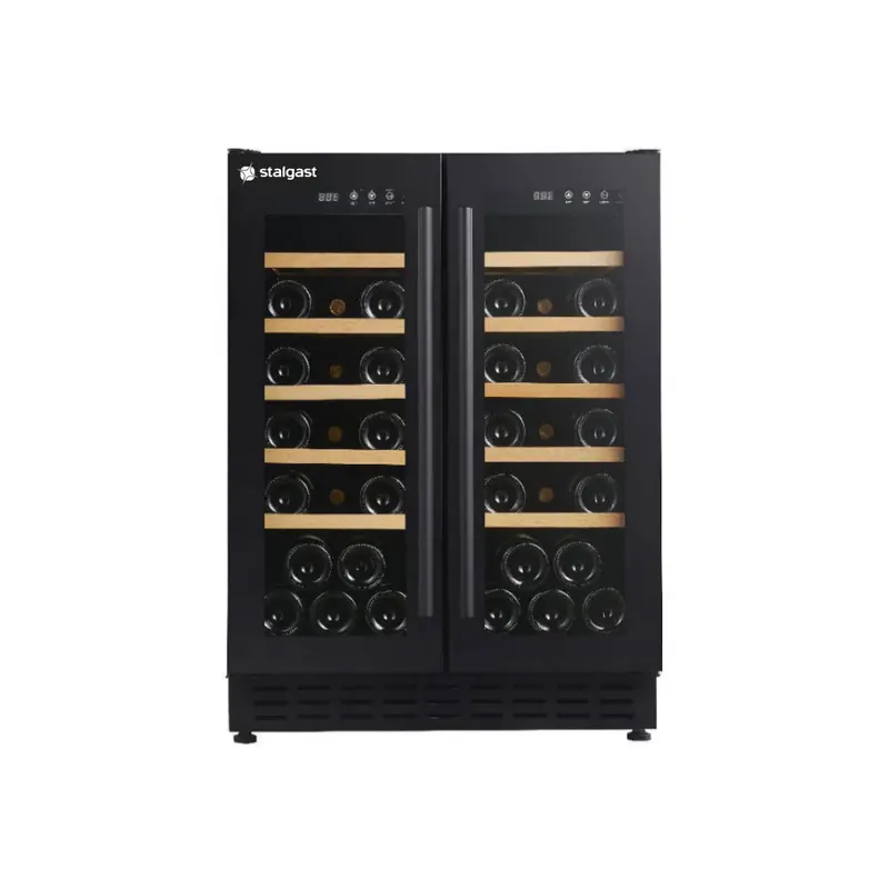 Weinkühlschrank Zweikammer 40 Flaschen 595x575x820 mm (BxTxH)