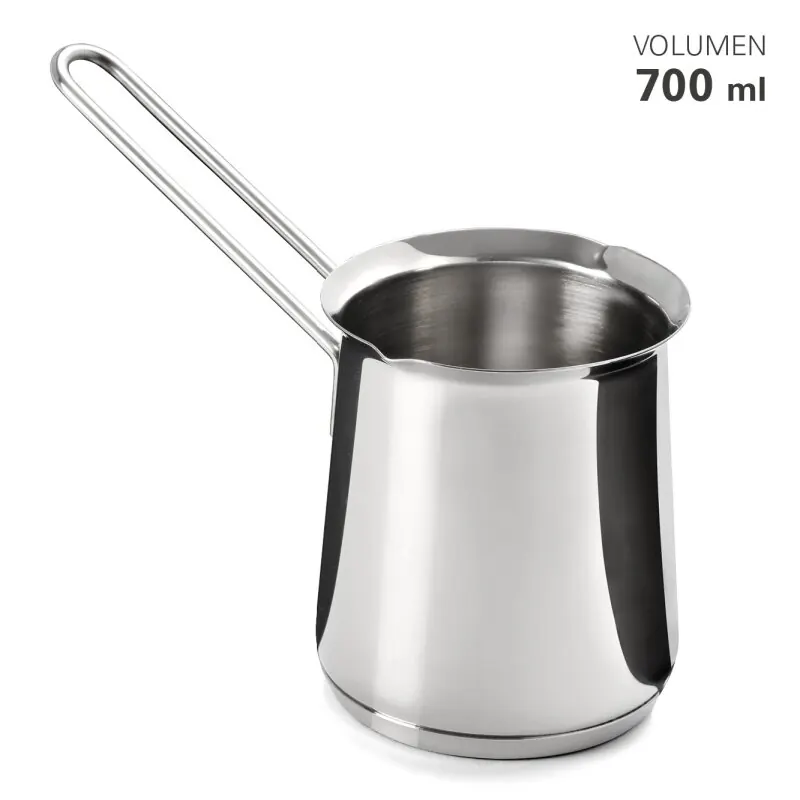 Weis Aufschäumbecher mit Stielgriff aus Edelstahl 700 ml