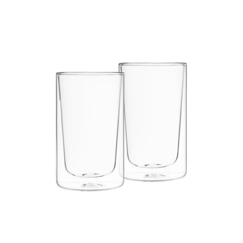 Weis doppelwandige Gläser eckig, 2 Stk. 350 ml