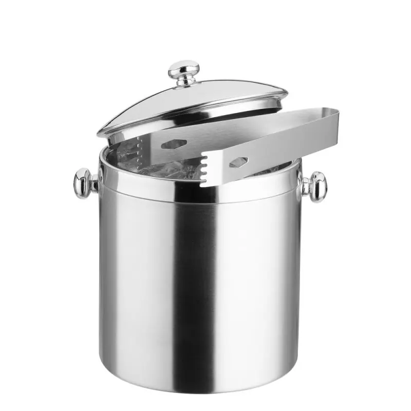 Weis doppelwandiger Eiswürfeleimer + Zange 1.0 l