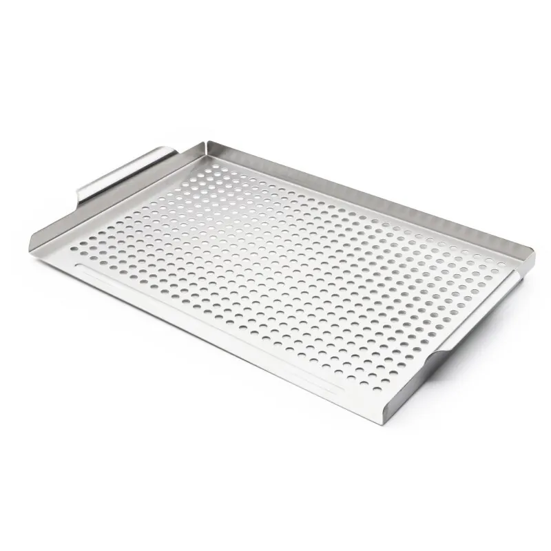 Weis Grilltablett aus Edelstahl 46 x 28 cm