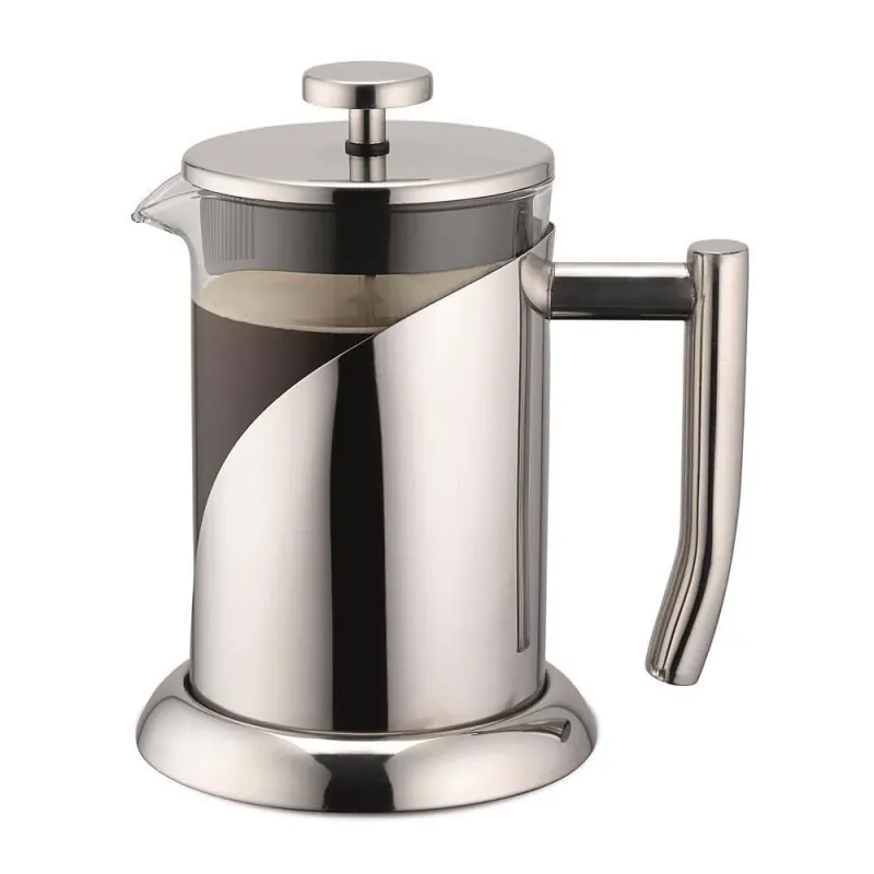 Weis Kaffeepresskanne Glas & Edelstahl