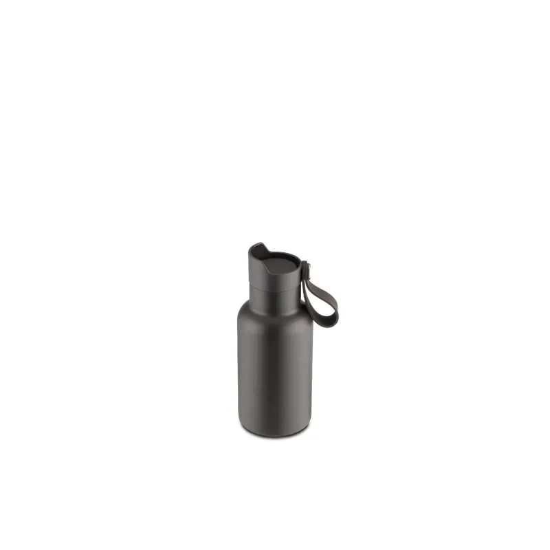 Weis Thermoflasche inkl. Deckel mit Trinkfunktion 0,35 l schwarz
