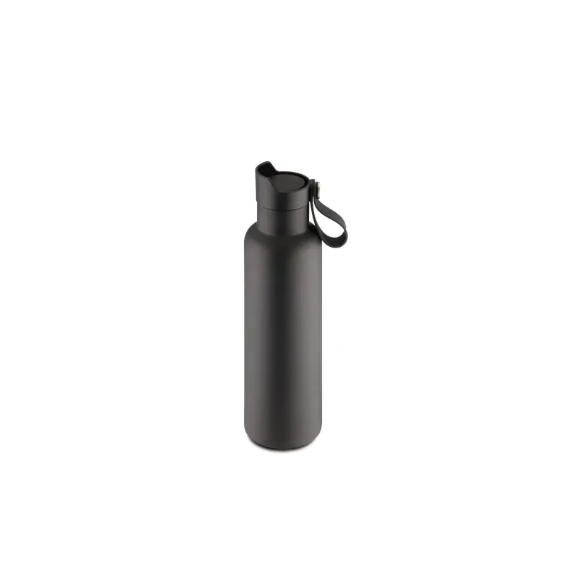 Weis Thermoflasche inkl. Deckel mit Trinkfunktion 0,7 l schwarz