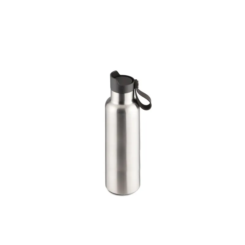 Weis Thermoflasche inkl. Deckel mit Trinkfunktion 0,7 l silber