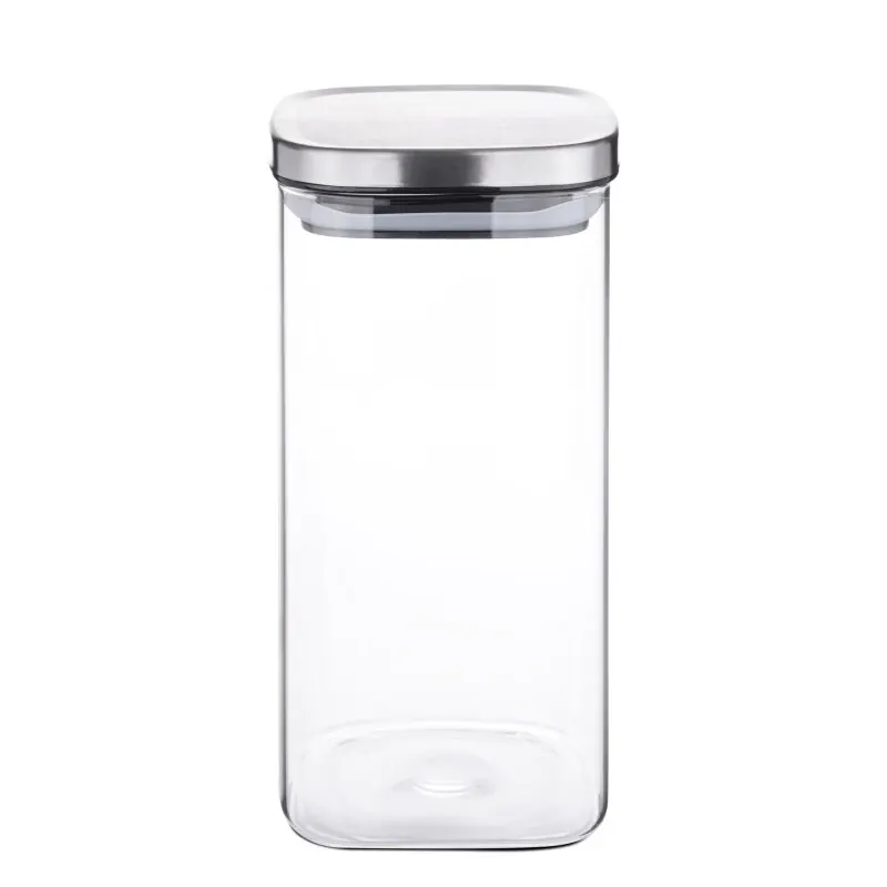 Weis Vorratsdose aus Borosilikatglas eckig 1200 ml
