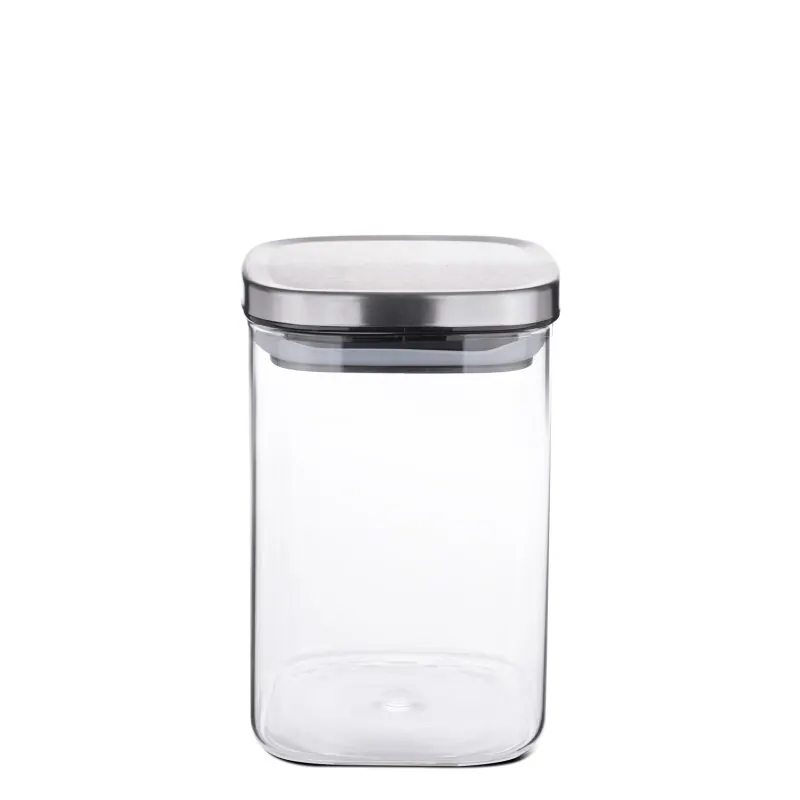 Weis Vorratsdose aus Borosilikatglas eckig 900 ml