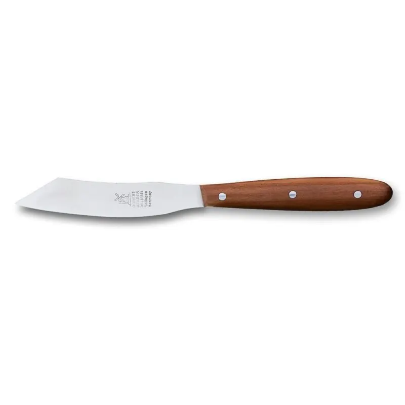 Windmühlenmesser Obst- und Kräutermesser "Yatagan Mini" mit Kirschholzgriff | rostfreie Klinge