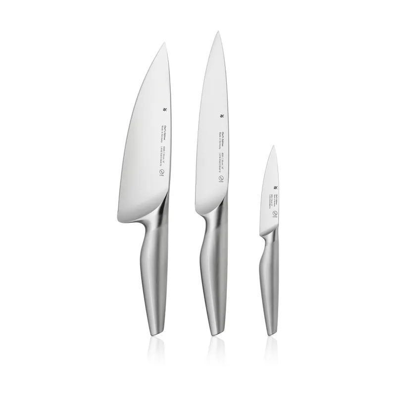 WMF free Chef's Edition Messer-Set, 3-teilig edelstahl