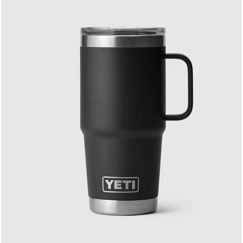 YETI Rambler 20 oz Travel Mug Black (591 ml)