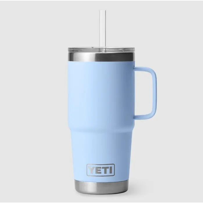 YETI Rambler Straw Mug 25 oz (739 ml) Big Sky Blue