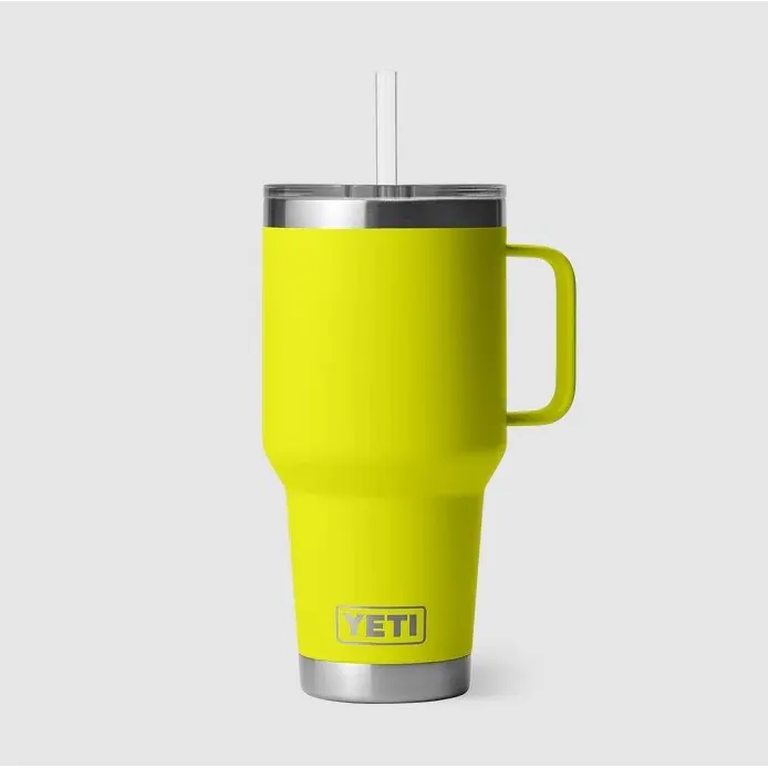 YETI Rambler Straw Mug 35 oz (994 ml) Firefly Yellow