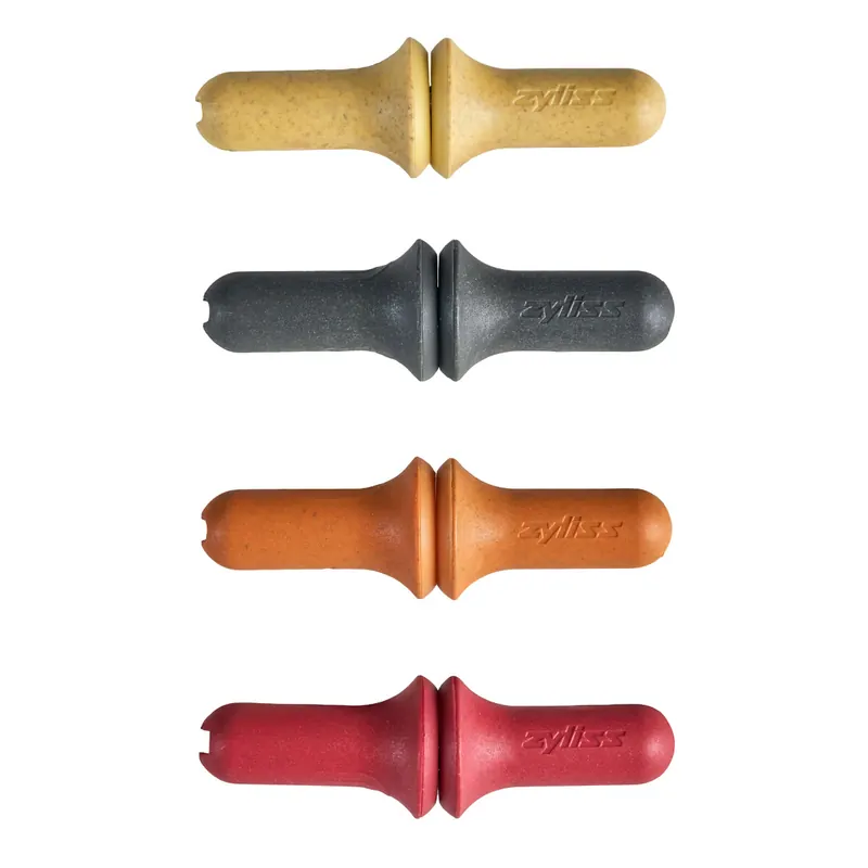 ZYLISS Maiskolbenhalter Set à 4 Paar gelb / belugagrau / orange / rot